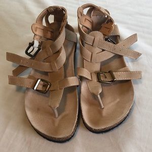 Strappy Birkenstock look a like Sandals